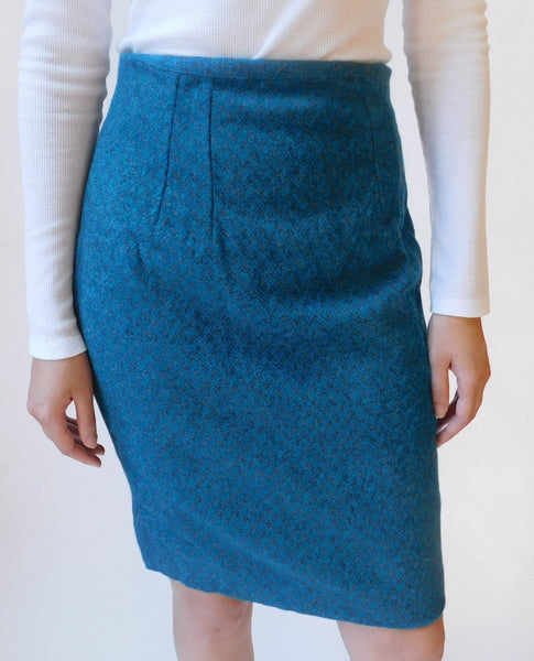 Wool Pencil Skirt