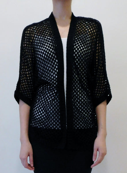 Cut-Out Kimono Sweater