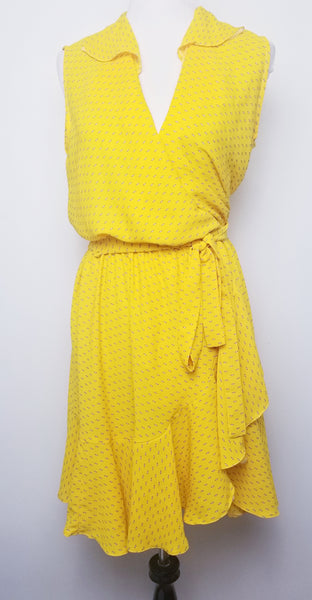 Sunflower Wrap Dress